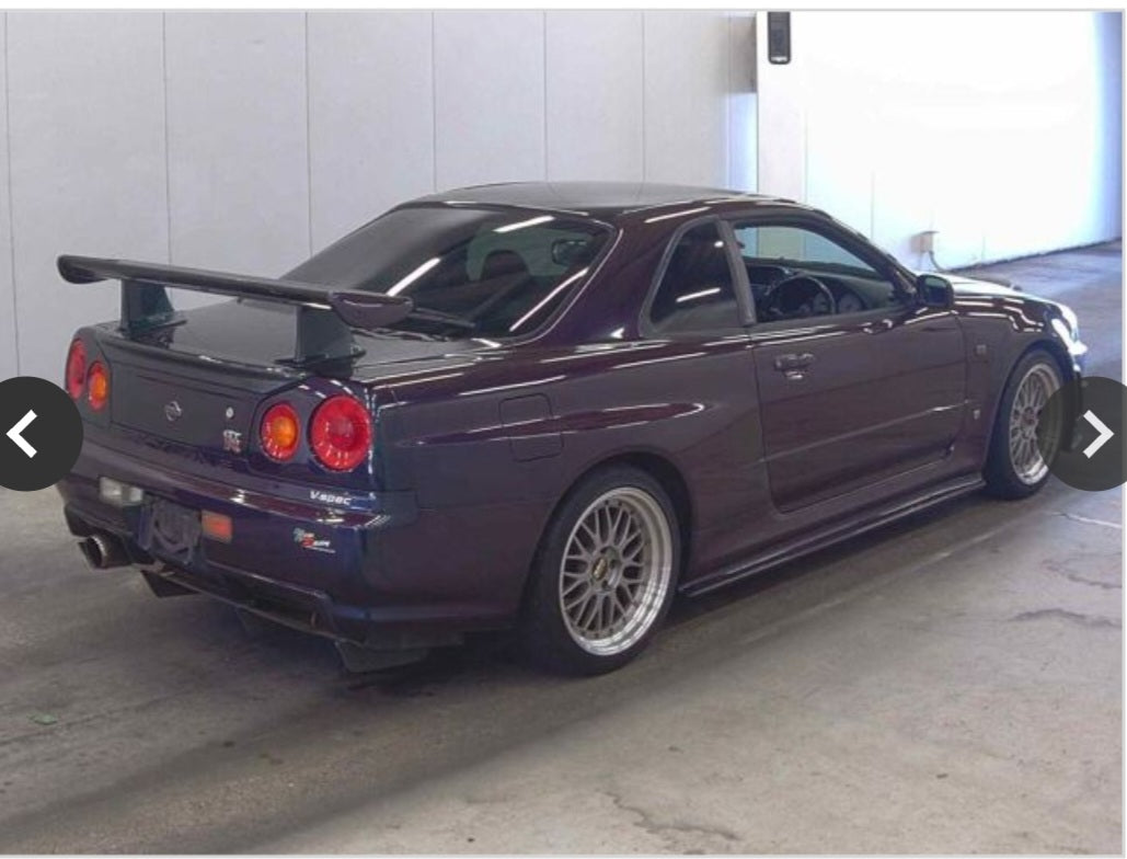 JDM 99 Nissan Skyline r34 GTR V Spec Midnight Purple 2 Sold JDM 99 Nissan Skyline r34 GTR V Spec Midnight Purple 2 Sold
